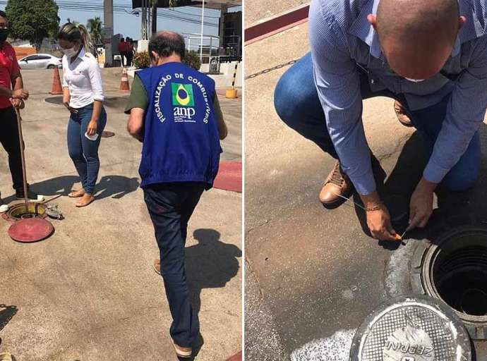 Posto de combustível na rua Minas Gerais, em Rio Branco, é interditado pela ANP